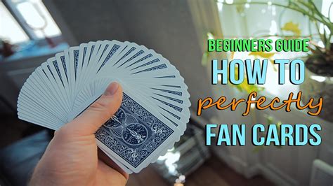 How To Fan A Deck Of Cards Perfectly Easy Beginner Card Trick