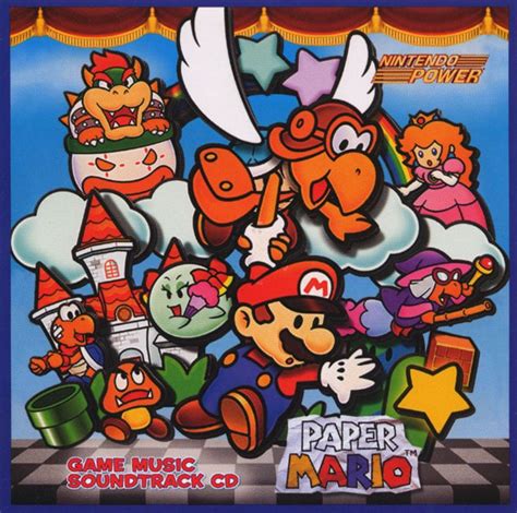 Paper Mario Game Music Soundtrack Cd Super Mario Wiki The Mario