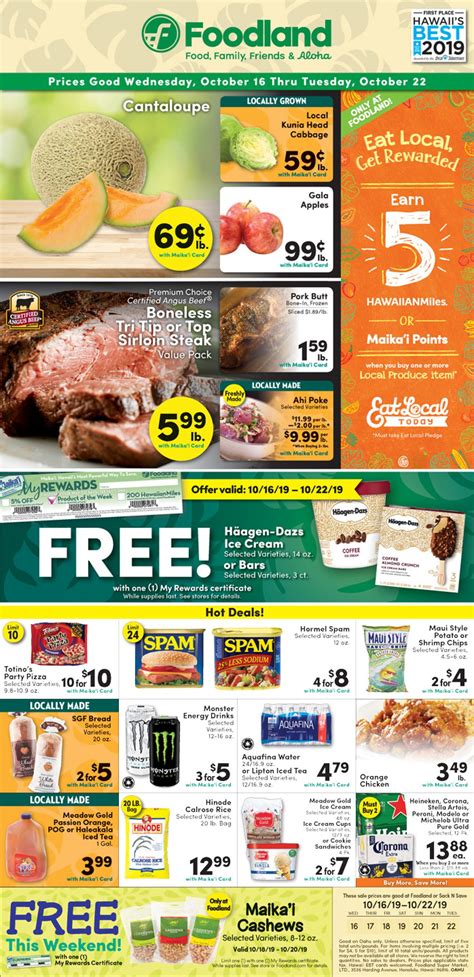 Foodland Current Weekly Ad 1016 10222019 Frequent