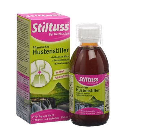 STILTUSS Pflanzlicher Hustenstiller Sirup Fl 200 Ml Online Bestellen