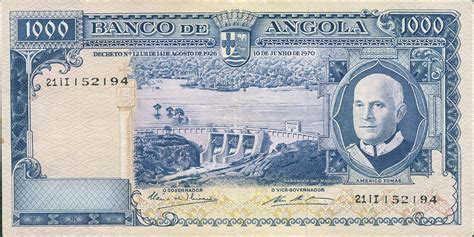 Angola P 098 1000 Escudos 1970 3