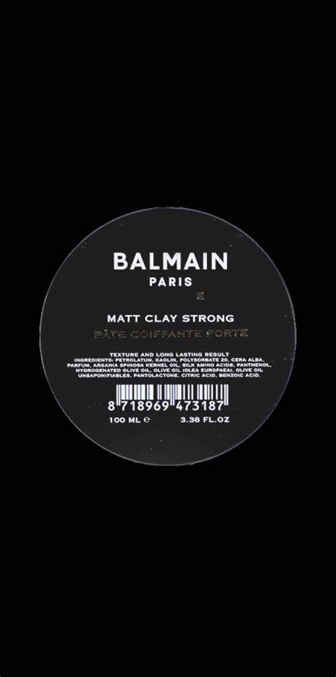 Balmain Paris Hair Couture Matt Clay Strong Ml