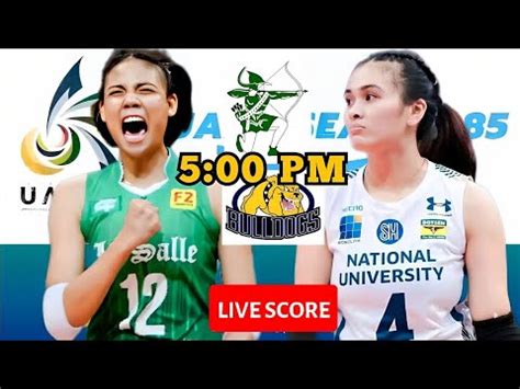 DLSU VS NU UAAP SEASON 85 WOMENS VOLLEYBALL ROUND 2 LIVE SCOREBOARD