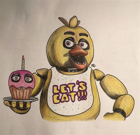 Drawn Chica Chicken