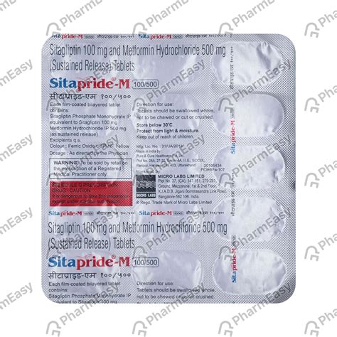 Sitapride M 100 500mg Strip Of 15 Tablets Uses Side Effects Price