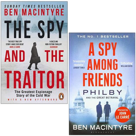 Ben MacIntyre 2 Books Collection Set (The Spy and the Traitor and A Spy ...