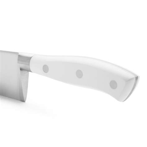 Cuchillo Cocinero Acero Inoxidable Forjado Nitrum 250 Mm Mango Blanco