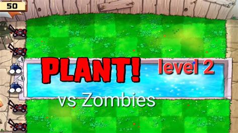 Plants Vs Zombies Adventure 2 Pool Level 2 Almira Play Games Youtube