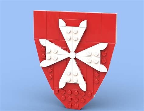 Lego Moc Shield Cross 6 1 By Sylvainls Rebrickable Build With Lego