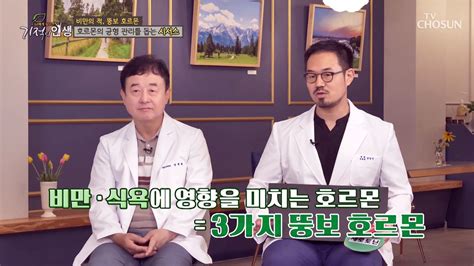 식욕 조절과 호르몬의 균형 관리를 돕는 시서스 Tv Chosun 20220924 방송 동영상 Dailymotion