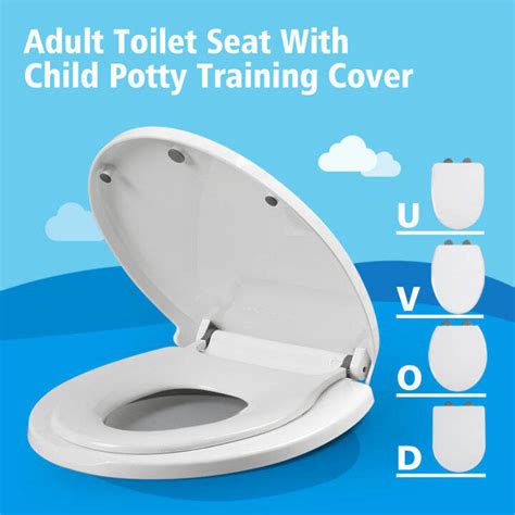 New Adult Toilet Bidet Seat With Child Potty Training Cover Pp Material