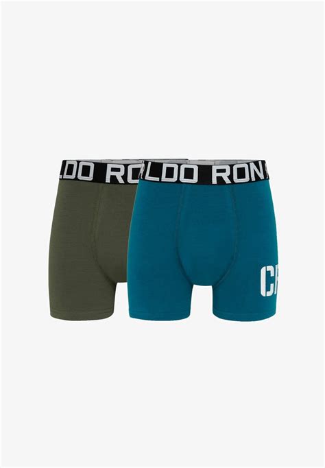 Cristiano Ronaldo Cr7 2 Pack Panties Blue Green Weiß Zalando At