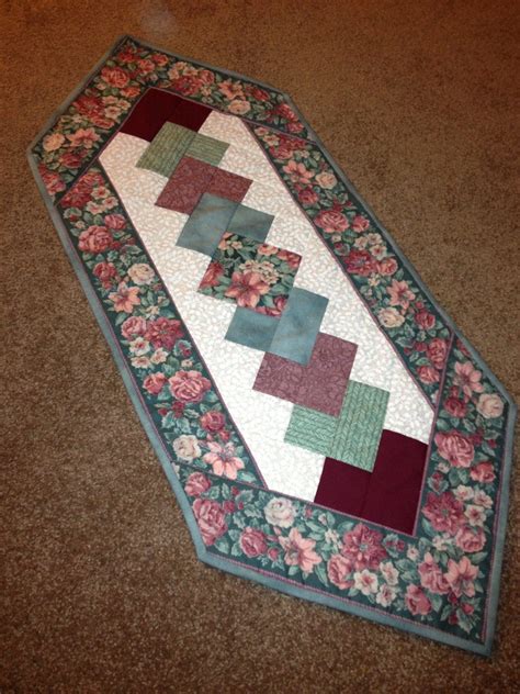 Floral Quilted Table Runner