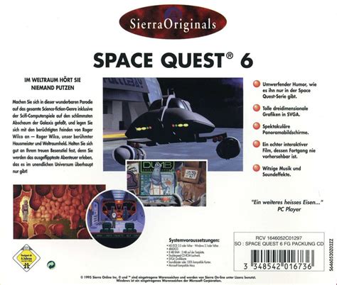 Space Quest Roger Wilco In The Spinal Frontier Cover Or Packaging