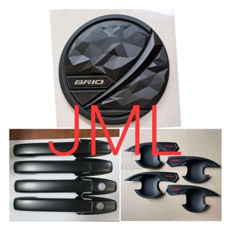 Jual Paket Handle Smartkey Outer Tank Cover Hitam Doff All New Brio RS