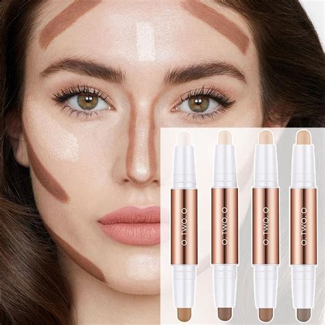 O TWO O Highlighter Makeup Shadow Contour Stick Double Head For Face