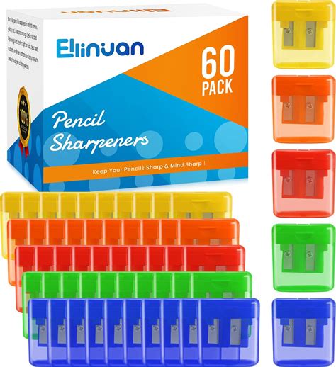 Amazon AUSTARK 24Pcs Pencil Sharpener Manual Assorted Color