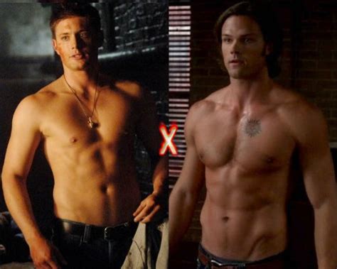 S A Hot Jensen Ackles Dean Versus Jared Padalecki Sam