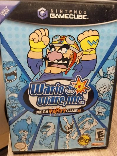 Wario Ware Mega Party Games Item Box And Manual Gamecube