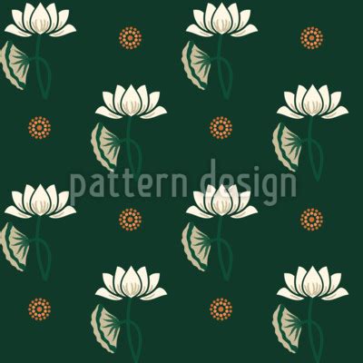 lotus pattern vector lotus outline floral mandala vector illustration
