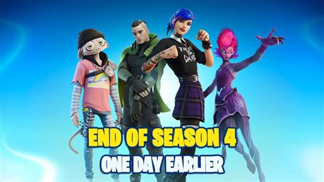 La Saison 4 De Fortnite Change Sa Date De Fin D Un Jour Quand Se