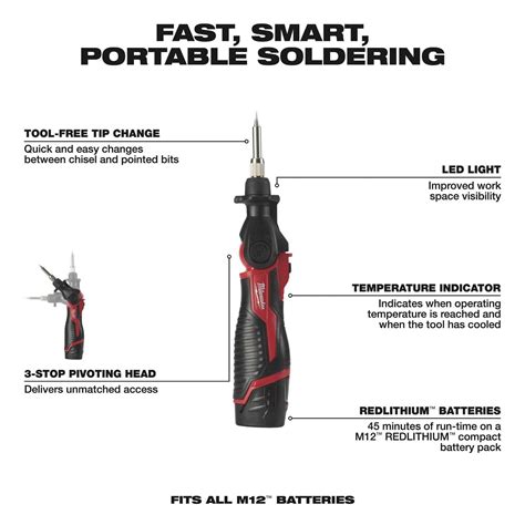 2488 21 Milwaukee M12 Soldering Iron Kit Hardwares Online Store