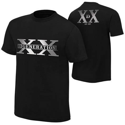 Wwe D Generation X 20 Year Anniversary Shirts