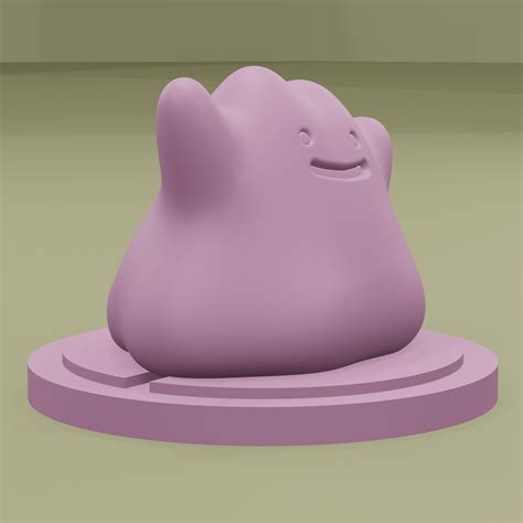 Stl File Pokemon No 132 Ditto 🐉 ・template To Download And 3d Print・cults