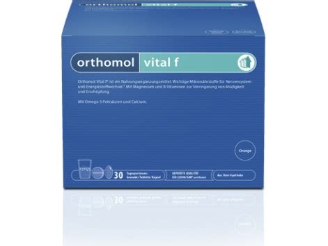 Orthomol Vital F 30 Sobres Granulado FARMACIA INTERNACIONAL