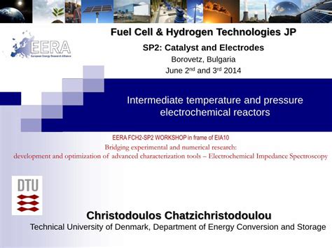 PDF Intermediate Temperature And Pressure Electrochemical Reactors