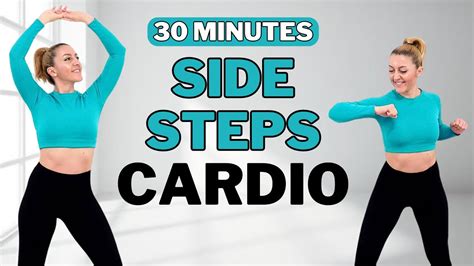 🔥30 Min Tabata Cardio🔥side Steps Cardio For Weight Loss🔥knee Friendly🔥