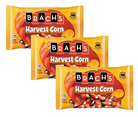 Brach S Harvest Indian Candy Corn 11 Ounce Bag 3 Pack