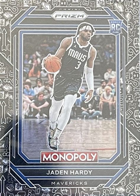 Jaden Hardy 2022 Prizm Monopoly 21 Black Icons Price Guide Sports