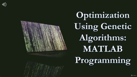 Optimization Using Genetic Algorithms MATLAB Programming Coupon