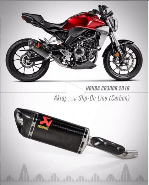 Honda Cb300r Gets Akrapovic Carbon Fibre Exhaust