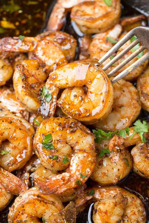 Simple Sauteed Shrimp Recipe Made In 10 Minutes Seasoned Shrimp Sauteed With Garlic Butter An