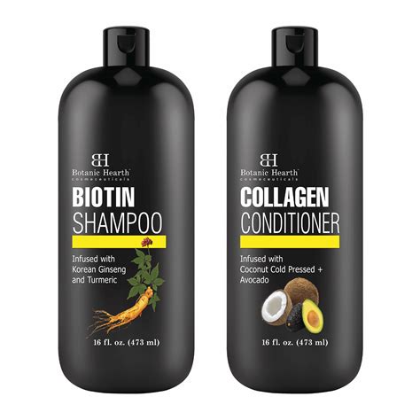 Botanic Hearth Biotin Shampoo And Conditioner With Collagen Fights