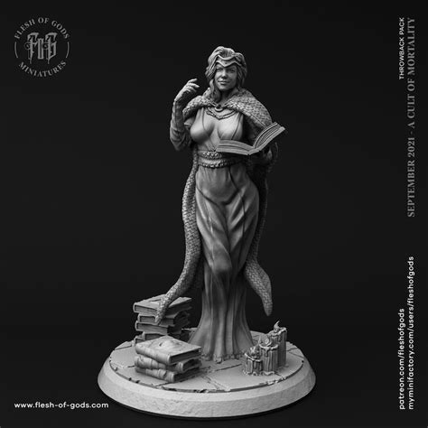 Female Wizard Sexy Pinup 28mm Scale 32mm Scale 75mm Etsy