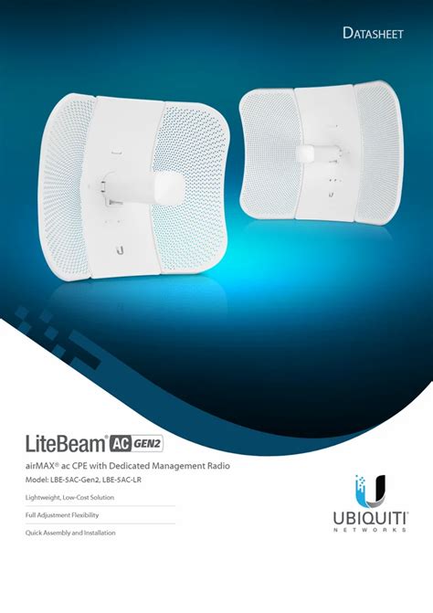 Ubiquiti Lite Beam 5AC GEN 2 at Rs 6700 | Ubiquiti Networking Equipment ...