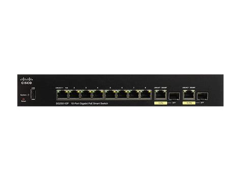 Cisco Sg P Port Gigabit Poe Smart Switch Newegg