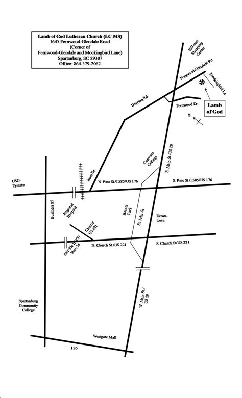 Lutheran In Sc Map And Directions