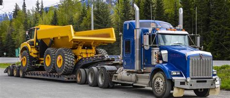 Oversized Equipment Transportation Heavy Load Hauling