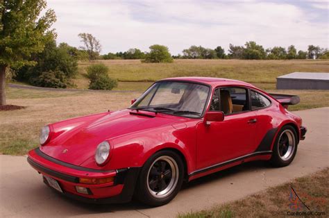 1986 Porsche 911 Turbo Carrera Coupe 2 Door 3 3l 930 Red