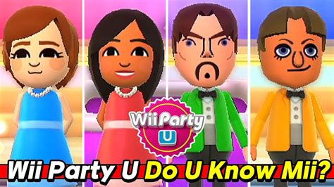 Do U Know Mii Were Good Friend Susie Kaori Gabriele Greg Wii Party