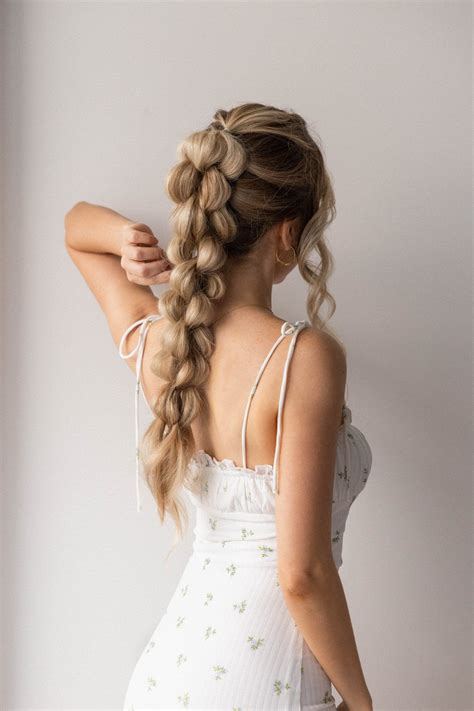 Beautiful Braided Ponytail For Summer Alex Gaboury Braided