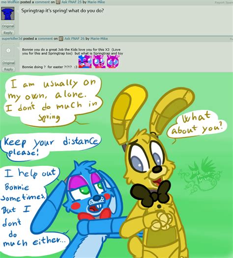 Ask Fnaf 63 By Marie Mike On Deviantart