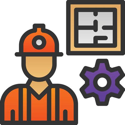 Diseño De Icono De Vector De Ingeniero Civil 16305006 Vector En Vecteezy