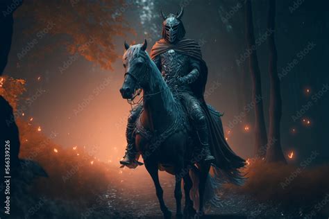 Headless Horseman Generative Ai Stock Illustration Adobe Stock