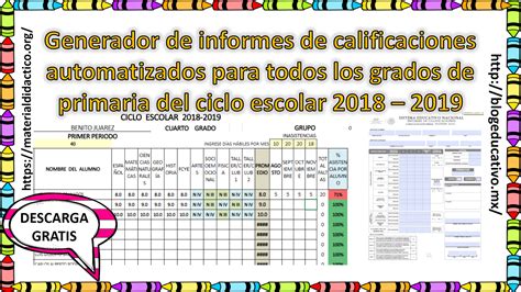 Generador De Informes De Calificaciones Automatizados Para Todos Los