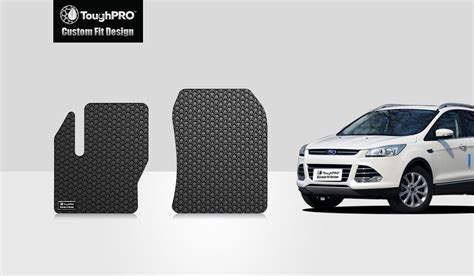 Toughpro Two Front Mats Compatible With Ford Escape All Weather Heavy Duty Made In Usa